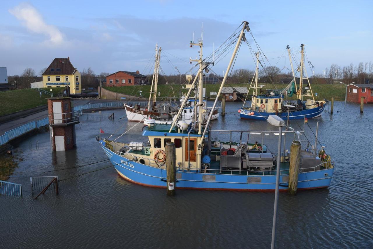 Heimathafen Ueber Hafen-Pub Pellworm Exterior foto